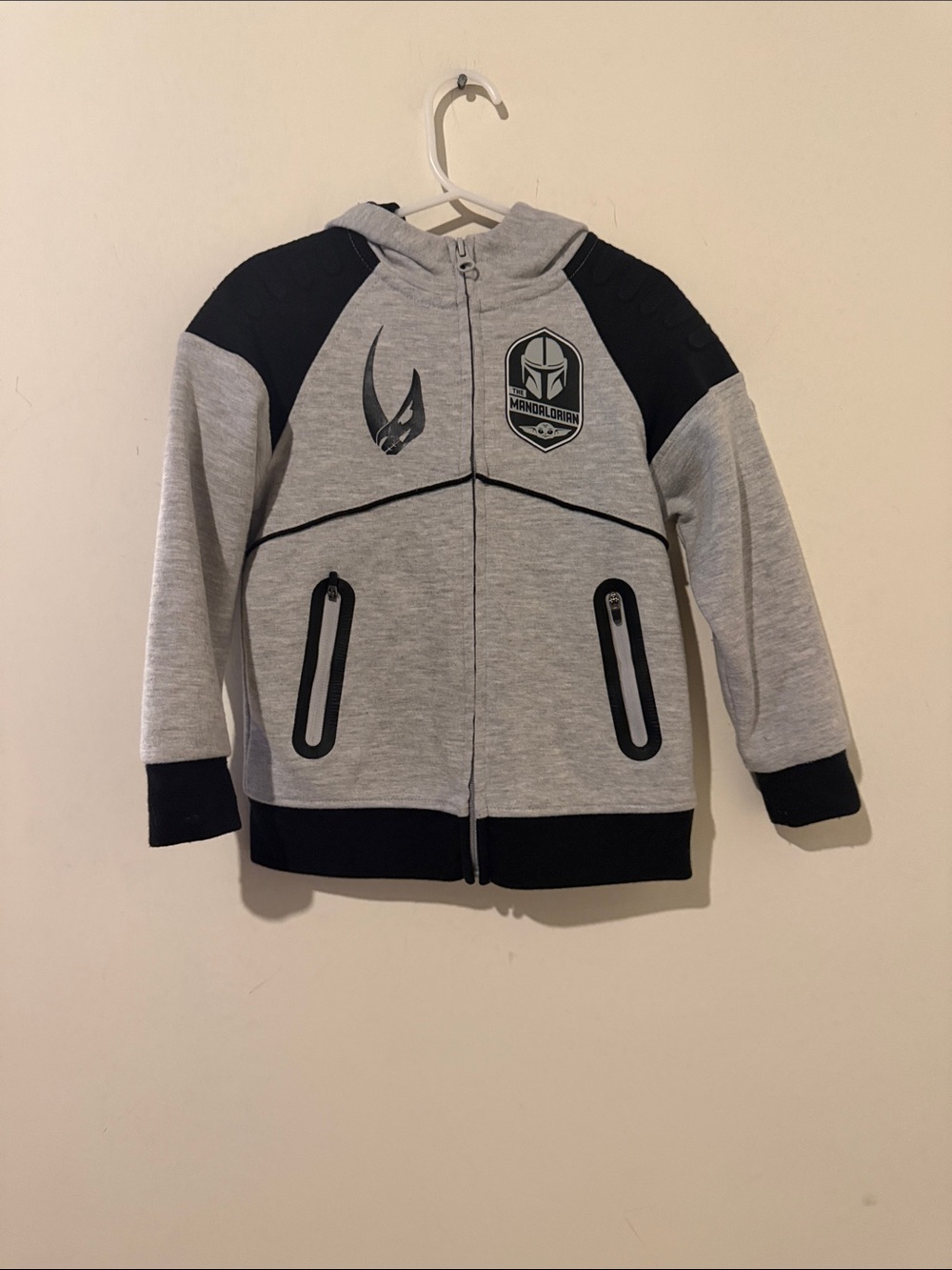 Star Wars Grey Zip Hoodie for Kids Size 4T